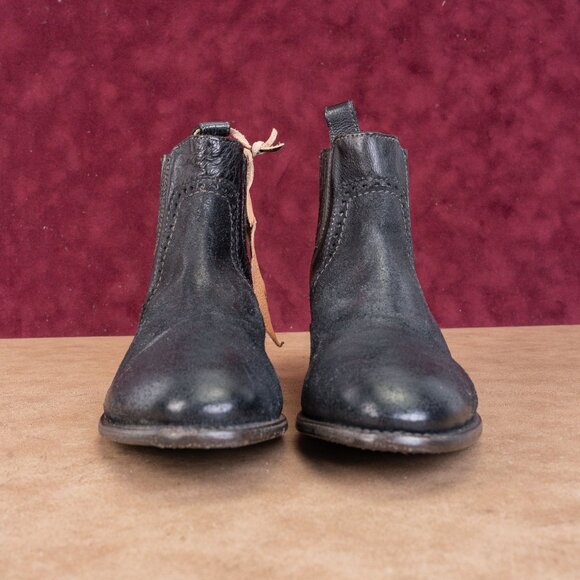 Bed Stu Women Chelesa Black Rustic Leather Western Boots size 6.5 - Picture 3 of 9
